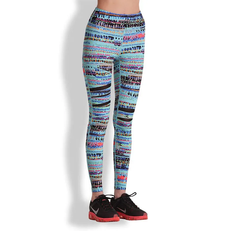 Спортивный костюм для Для женщин Цветочный принт маш Лоскутная 2 шт. Набор Йога