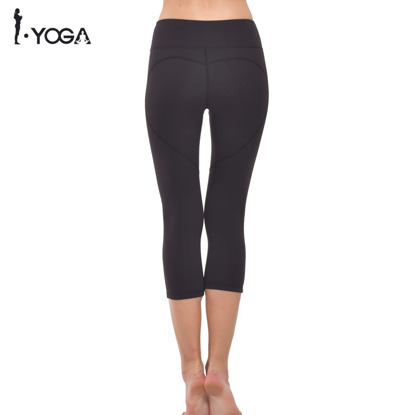 Женские Брюки-Капри Для Йоги фитнеса занятий спортом фитнесом высокой талией |