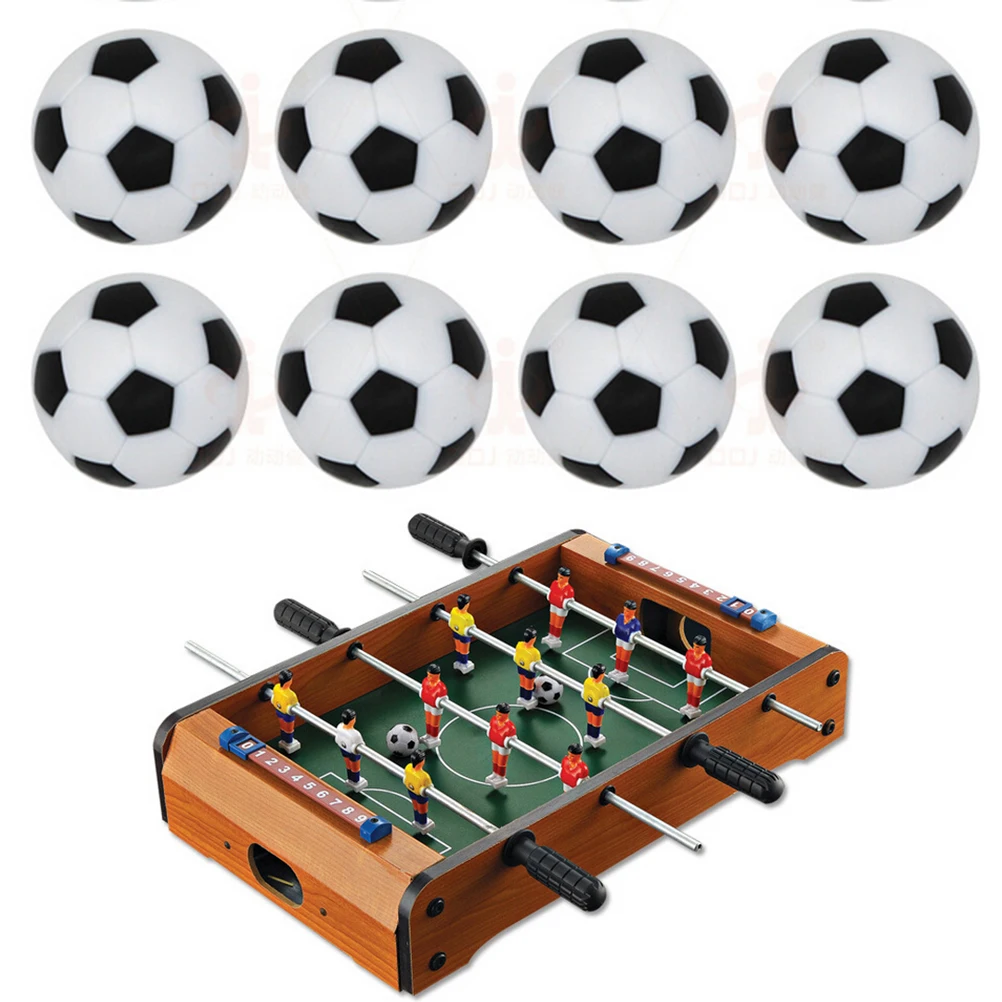 

10PCS/Set dia 32mm Plastic Foosball Table Football Soccer Ball Football Fussball Sport Gifts Round Indoor Game High Quality