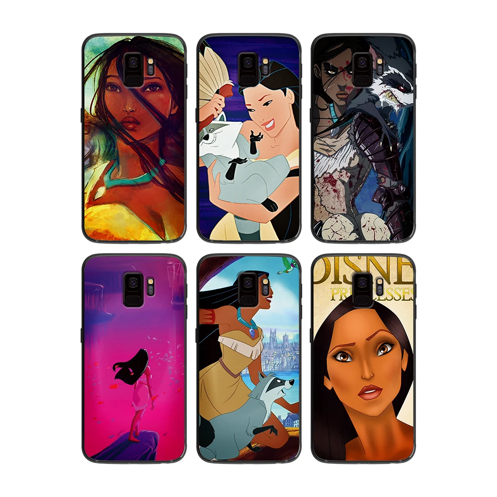 Мягкий чехол для телефона Walt Love Movies Pocahontas Samsung Galaxy S6 S7 S8 S9 S10e Plus Note 8 9 | Мобильные