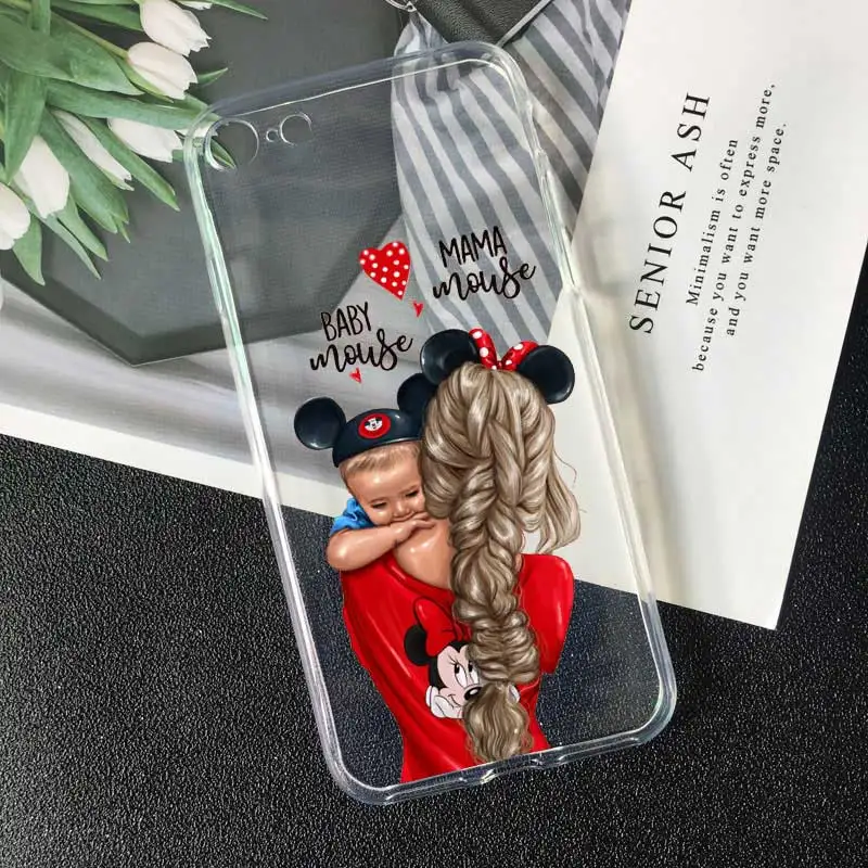 Модный милый чехол для телефона mama of girl boy Super mom baby для iphone XR 7 6 6s 8 Plus 5 5S X XS MAX, чехол из ТПУ для iphone 11 pro max - Цвет: tpu A843