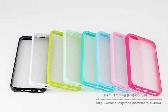 Тпу матовый прозрачный чехол для Apple iPhone 5S 5 г телефон конфеты цветная обложка iPhone5