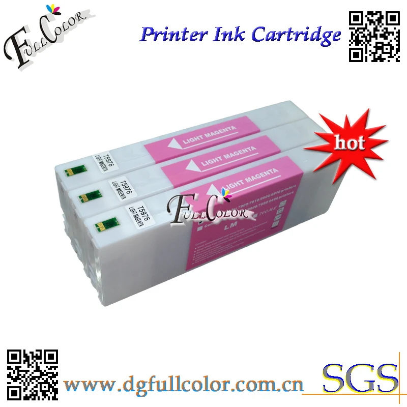 Free shipping 11pcs Printer Compatible Ink Cartridge For Epson pro 9900 9910 7900 7910 with Pigment ink
