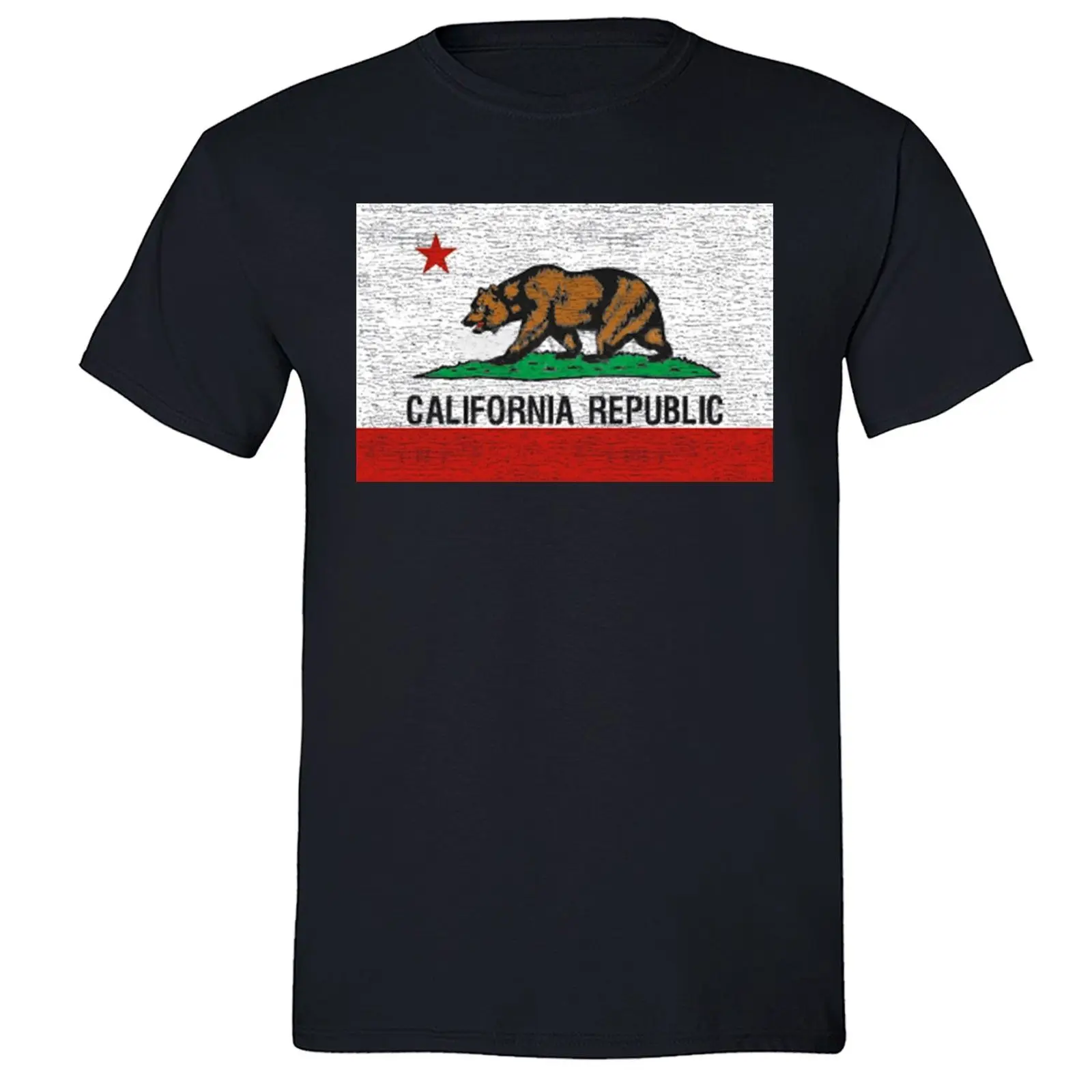 Футболка в стиле милитари California Registry State Винтажная футболка унисекс с