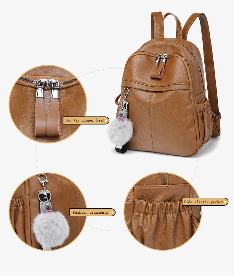 Chuwanglin Модный женский рюкзак из натуральной кожи, школьный рюкзак mochila feminina, простой рюкзак, дорожные сумки B5180
