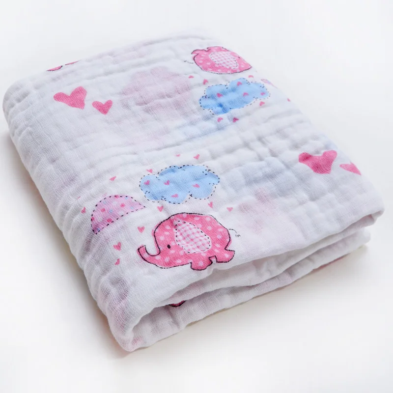 elephant Распродажа! муслиновое Пеленальное детское одеяло, мягкий хлопковый детский шарф, многофункциональное детское банное полотенце, пеленки, постельные принадлежности, аксессуары - Цвет: elephant