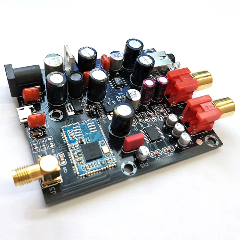 Bluetooth 5,0 приемник PCM5102A Bluetooth DAC декодер аудио Плата с антенной оболочки APTX HD 24 бит IP декодирующий модуль A6-003