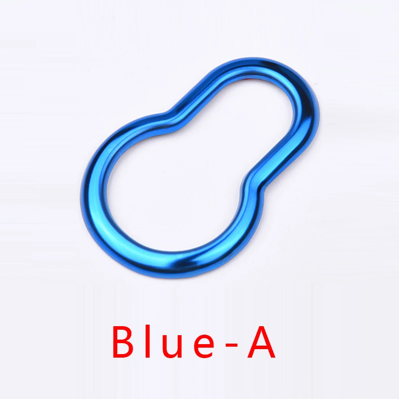 blue-A Предупреждение ющий светильник, кнопка, украшение для Mercedes, новинка 453, Smart Forfour Fortwo, нержавеющая сталь, внутренняя отделка, аксессуары для автомобиля - Название цвета: blue-A