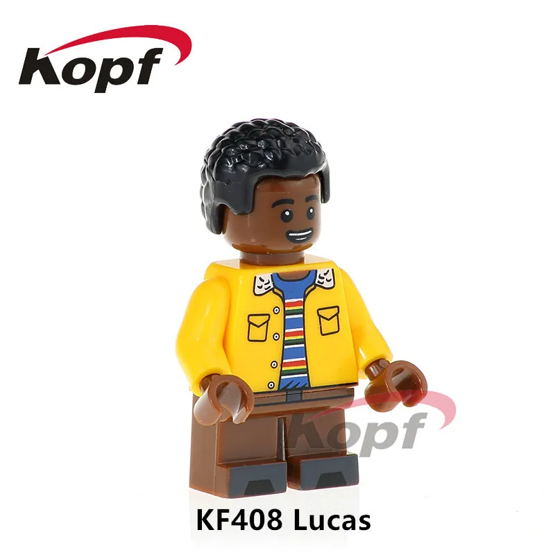 KF408 Without Box KF426, супергерои, одна распродажа, Popeye, Фредди Меркурий, строительные блоки, кирпичи, фигурки, модель обучения, детские игрушки, подарок - Цвет: KF408 Without Box