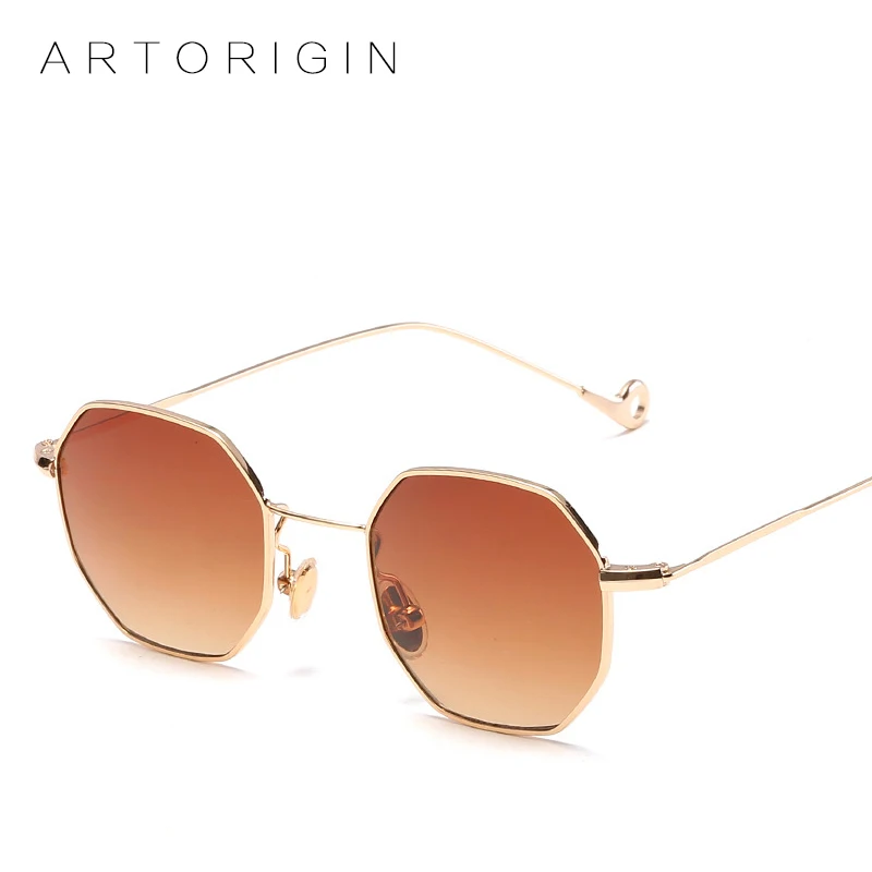 Солнцезащитные очки унисекс квадратные и шестиугольные тонированные для мужчин