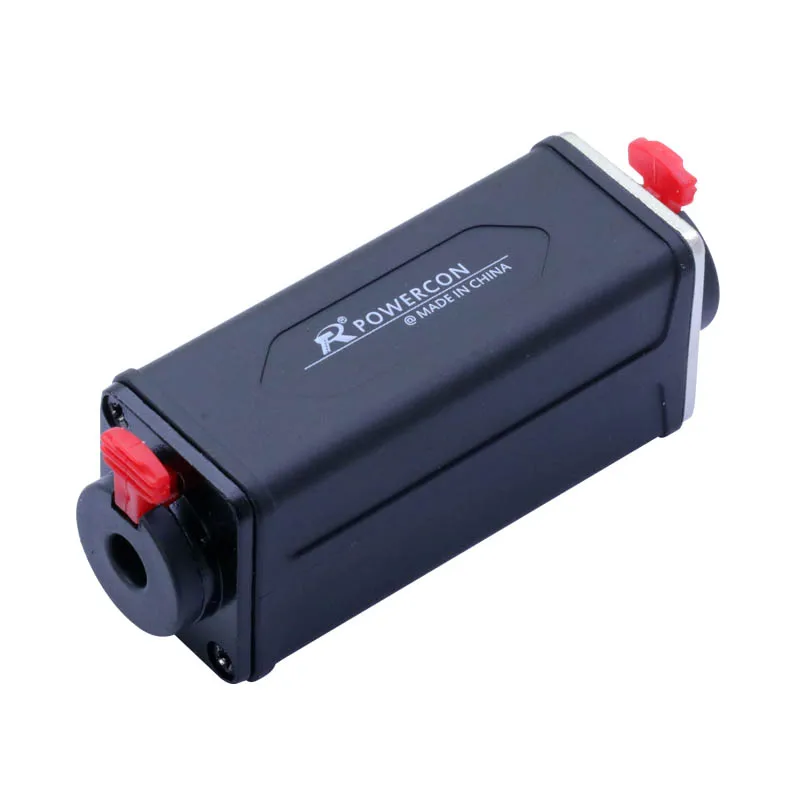 Black to Silver 1 шт. R разъем 3PIN XLR/Jack 6,35 мм двойной функциональный адаптер для монтажа на панель спикон Расширенный прямой адаптер - Цвет: Black to Silver