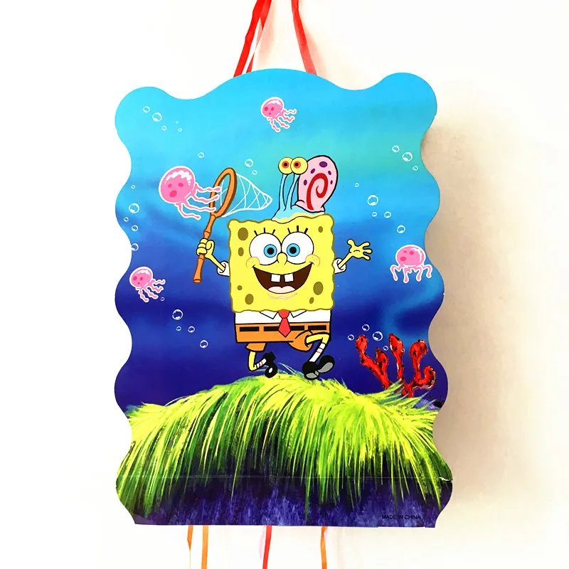 1 комплект Губка Боб тема пината Беби Шауэр детский день рождения вечерние