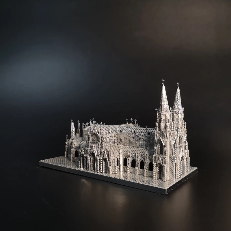 Пазл HK NANYUAN ST.PATRICK'S 3D собор Металлическая Модель для сборки украшение дома