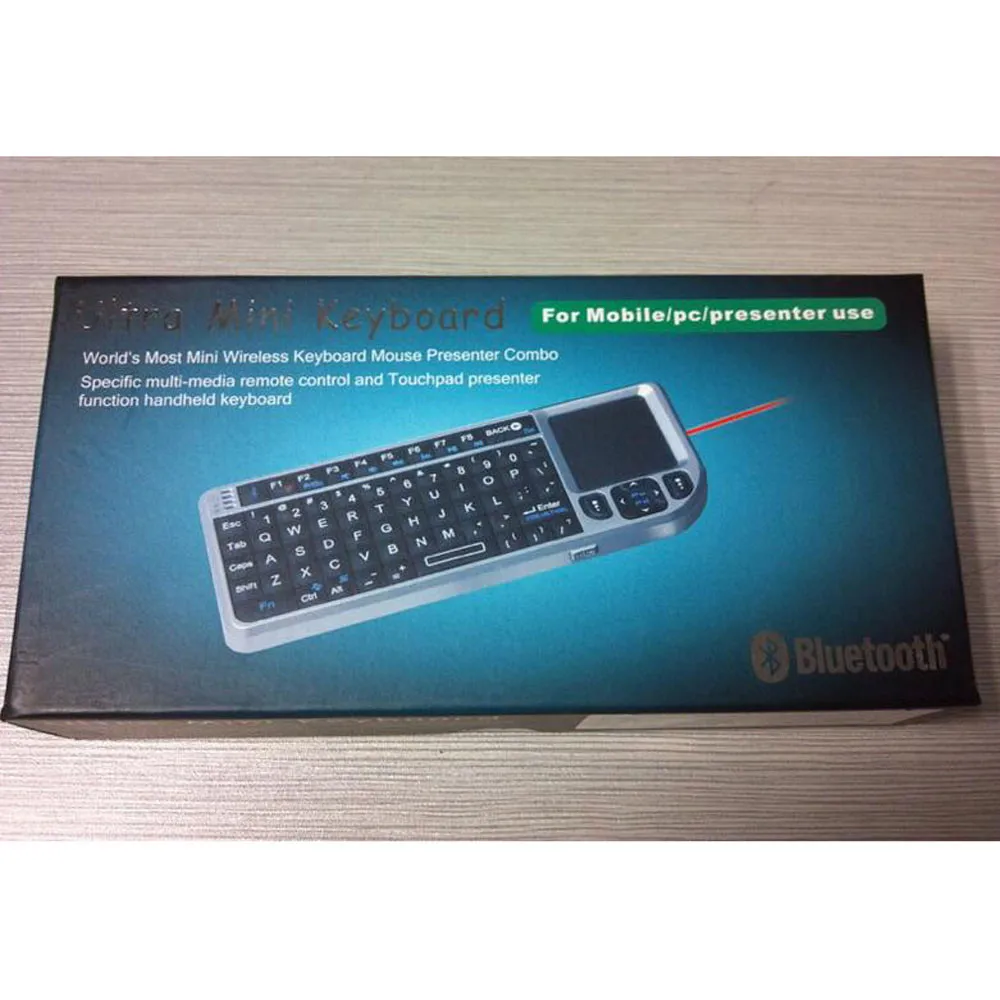 Новая мини клавиатура Беспроводная KP-810-10BT Bluetooth для компьютера мышь тачпад ПК