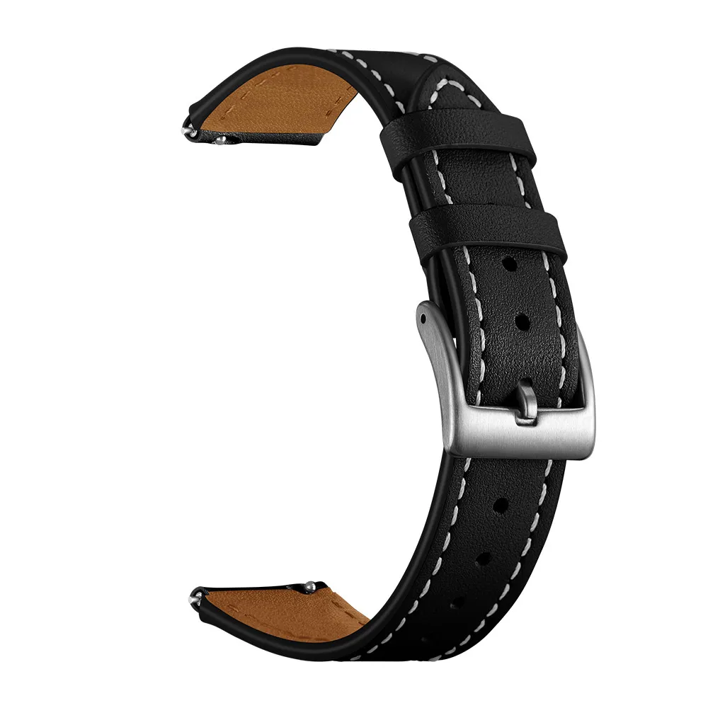 Black Style J Для huawei B5 Talkband ремешок для часов 18 мм браслет кожаный ремешок Замена браслета аксессуары для часов - Цвет ремешка: Black Style J