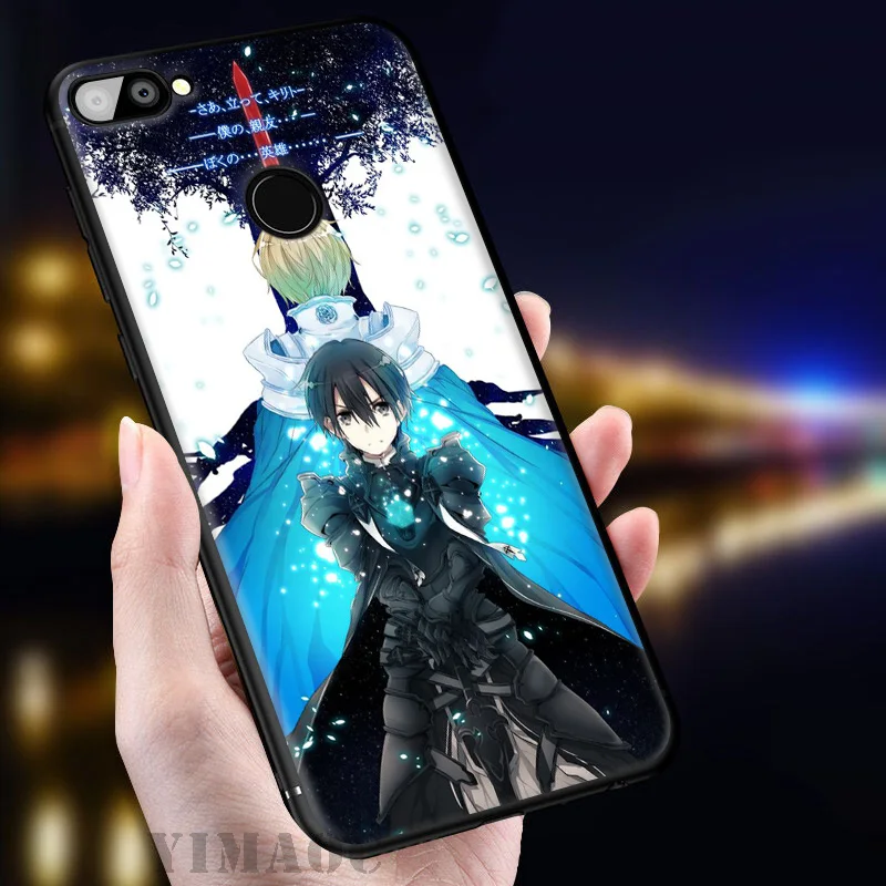 Мягкий чехол Sword Art Online Alicization для huawei mate 20 10 P30 P20 Pro P10 P9 P Smart Z 2019 &amp Nova 3 3i Lite |