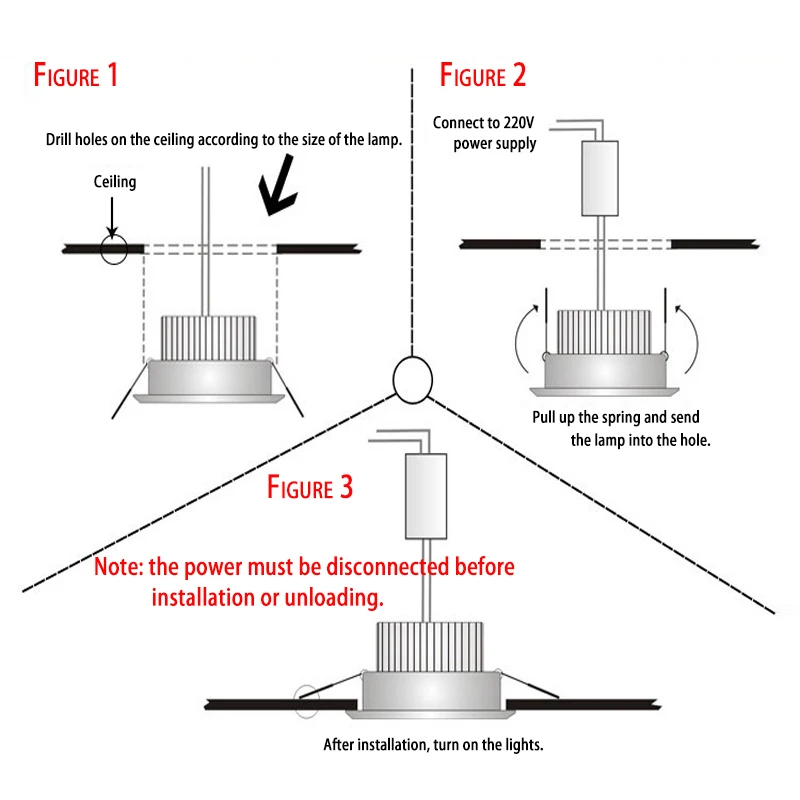Светодио дный светодиодный Встроенный Ультра тонкий анти fpg светильник светодио