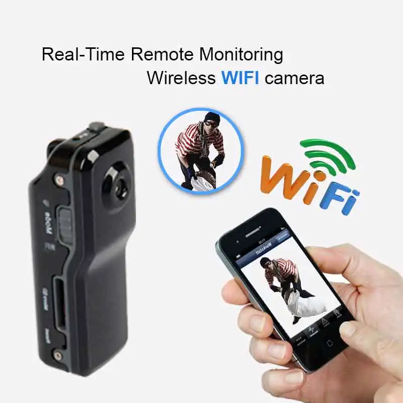 Мини Wi Fi P2P IP Видеокамера Motion Обнаружение Запись Видео веб Камера Беспроводной