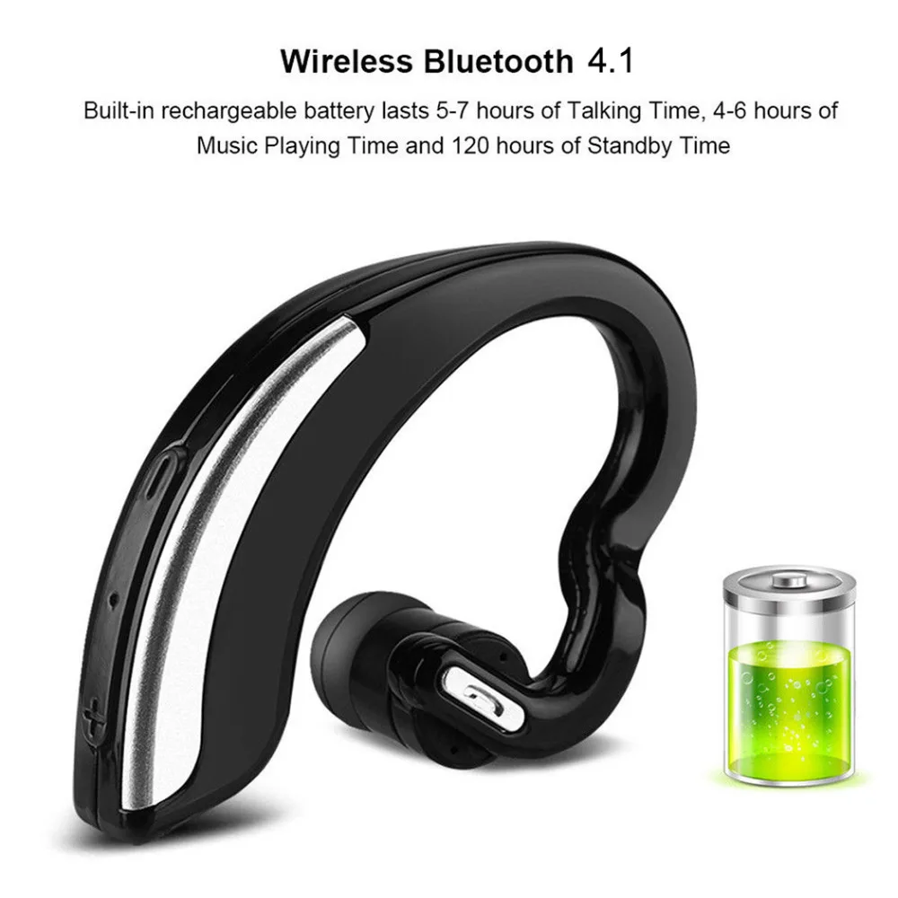 Bluetooth наушники гарнитура Беспроводные с микрофоном влагонепроницаемые