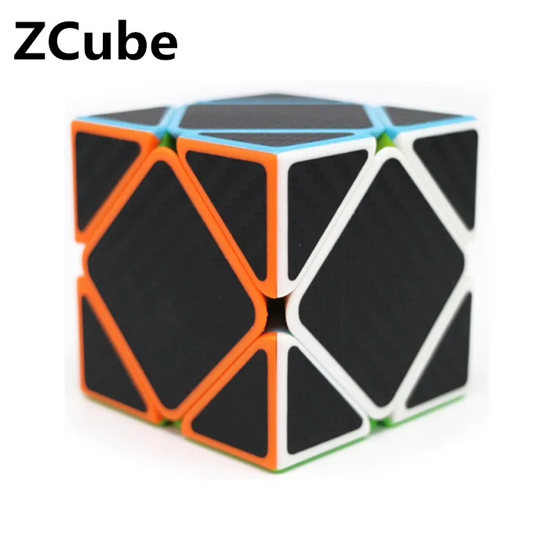 ZCube углеродного волокна стикер перекос Cube странные Sharp Мэджико Cubo скорость