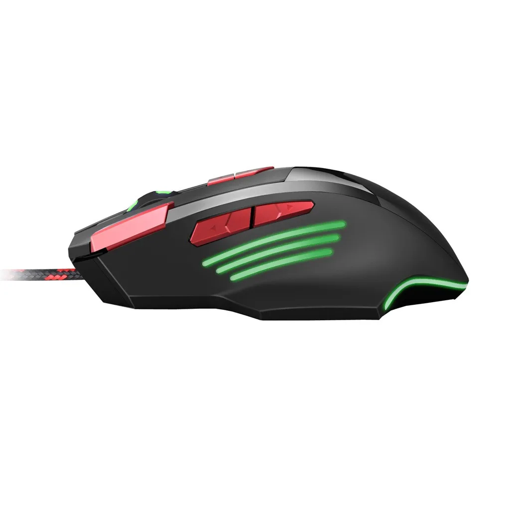 Мышь Компьютерная GM18 Проводная игровая 8 клавиш 6800DPI 7 передач|Мыши| |
