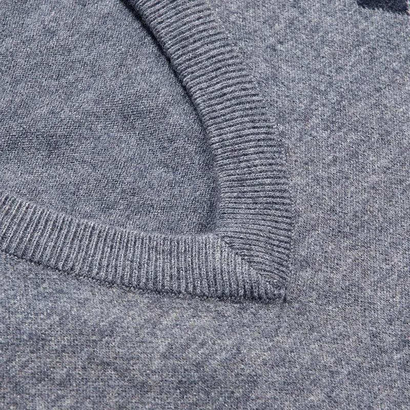 100% шерсть повседневный жилет классический дизайн мужской вязаный без рукавов с