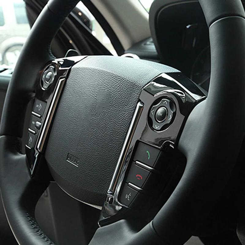 Хромированный чехол на руль автомобиля из АБС-пластика отделка для Land Rover Range Sport