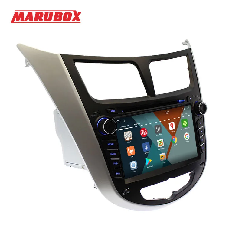 Marubox 7A300MT8 Штатное головное устройство для Hyundai Solaris 2013+ на ОС Android 8.1 IPS 7&quot DVD