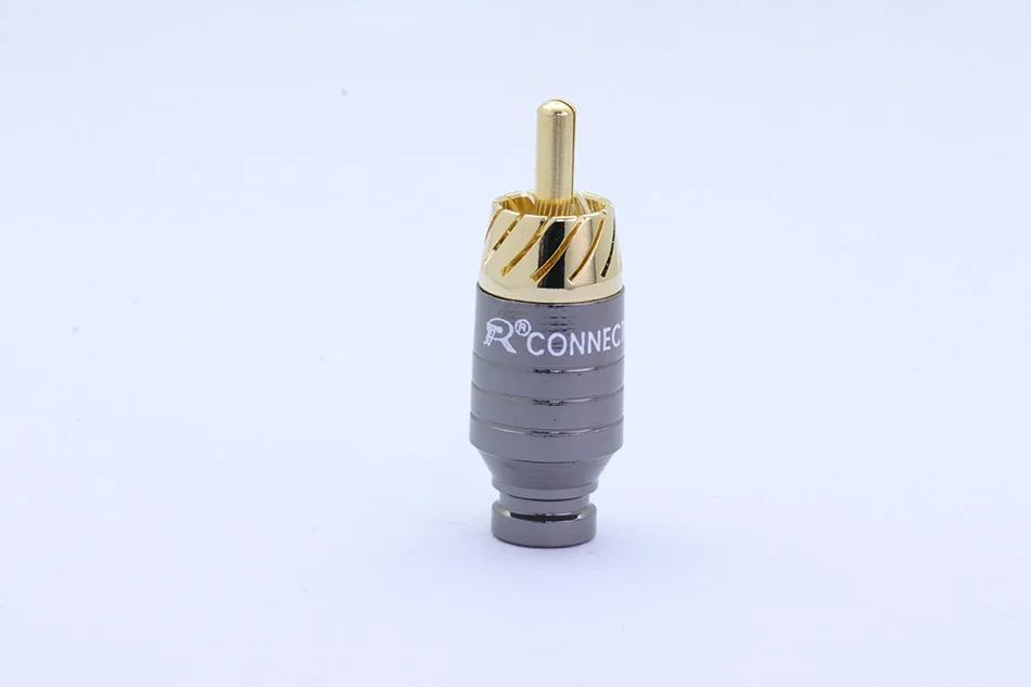 2 шт./1 пара Роскошные пайки RCA разъем Jack разъем динамик аудио выход/вход Адаптер штекер позолоченный разъем для наушников
