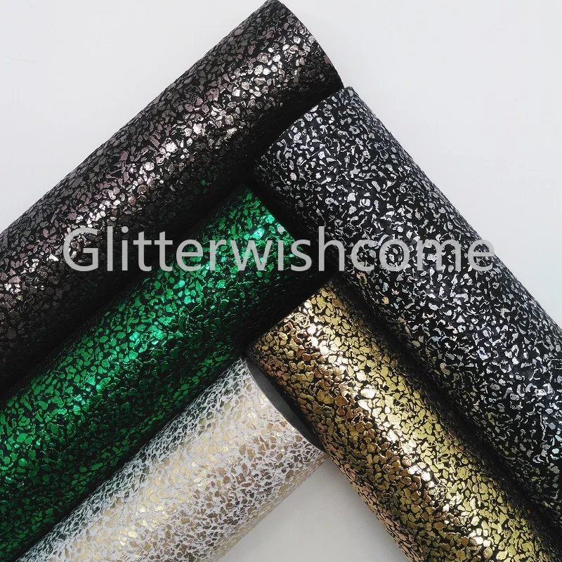 Ткань из искусственной кожи Glitterwishcome 21 х29 см Размер A4 синтетическая кожа листы
