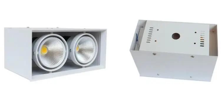 Бесплатная доставка Dimmable 2*10 Вт/10 Вт COB светодиодный потолочный светильник Bean Pot