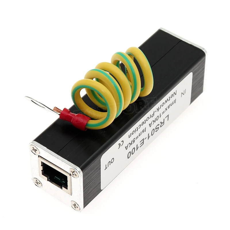 Lightning arrester Network RJ45 SPD устройство защиты от перенапряжения для сети Ethernet 100 м|network surge