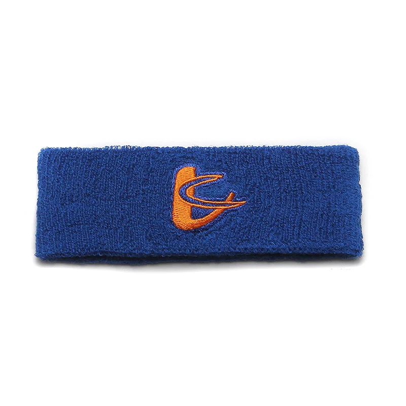 Эластичное полотенце хлопок милая повязка на голову для мужчин женщин детей унисекс цветной ободок Спорт Бег теннис пот Cinta Pelo Deporte - Цвет: LOGO lan se