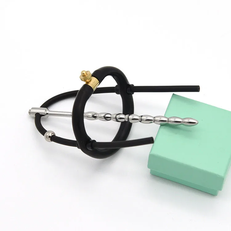 2017 Электро стимулятор пениса кольцо + уретральный электро штекер шоковая терапия