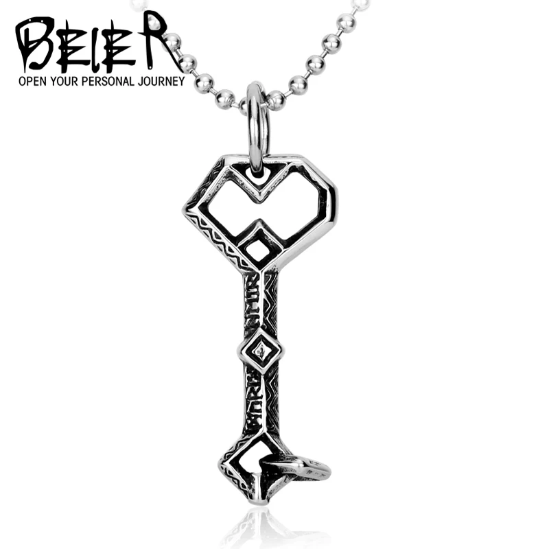 Байер новый магазин 316L подвеска на шею из нержавеющей стали Торин Erebor ключ модная