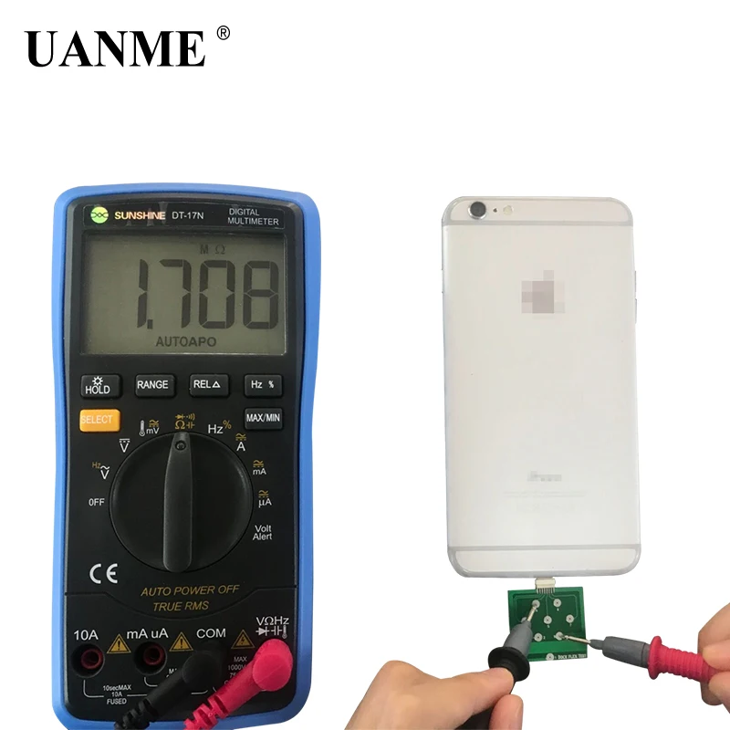 UANME 2 шт./лот, зарядное устройство для мобильного телефона, зарядная док-станция, гибкий тест, инструменты для ремонта iPhone, Android