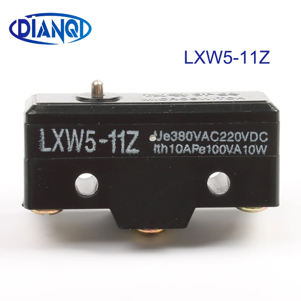 5x LXW5-11Z микро-Толчковый переключатель 3 винтовых клеммы панель для крепления