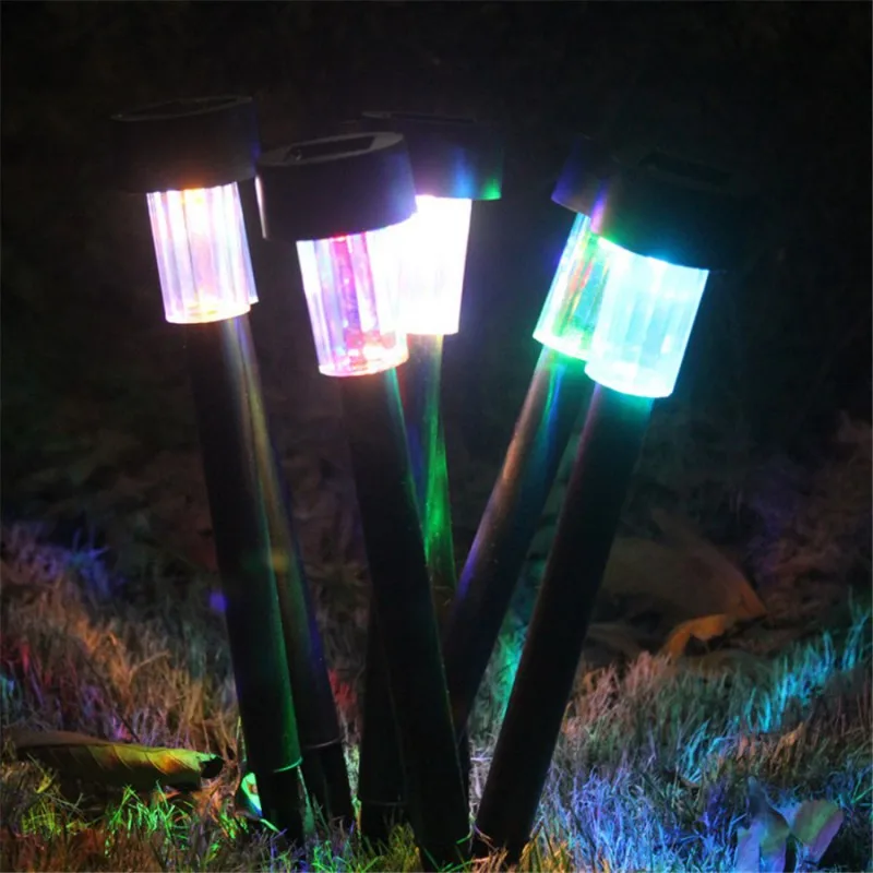 10 шт. Садовый Солнечный свет Солнечная панель LED Spike Spot LightLandscape Garden Yard Path лужайка