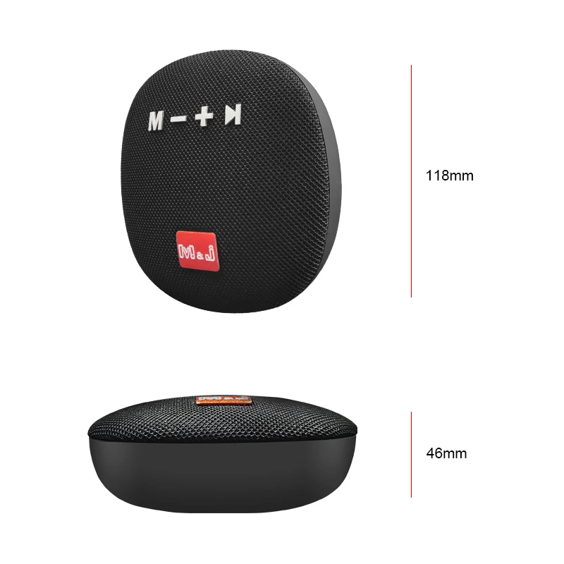 M & J беспроводной портативный Bluetooth динамик Водонепроницаемый мини стерео