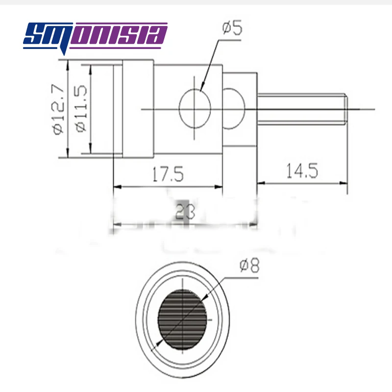 smonisia 5pcs-50pcs Binding Post Press Spring Self Lock Quick Socket Large Nickel-plated Terminal Copper Speaker Amplifier Jack |