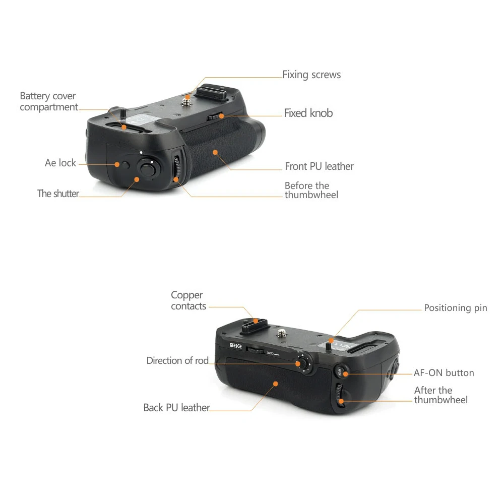 Meike MK-D850 Pro Вертикальная съемка Аккумуляторный блок питания ручка с 2,4G Hz беспроводной пульт дистанционного управления для камеры Nikon D850