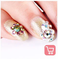 Стразы для ногтей Nail Art декорация 3D Украшения Белый Розовый Серый Женщин Блестит Diy Стразы Для Ногтей Инструменты Дизайна ZP151 Маникюр дизайн ногтей втирка для ногтей