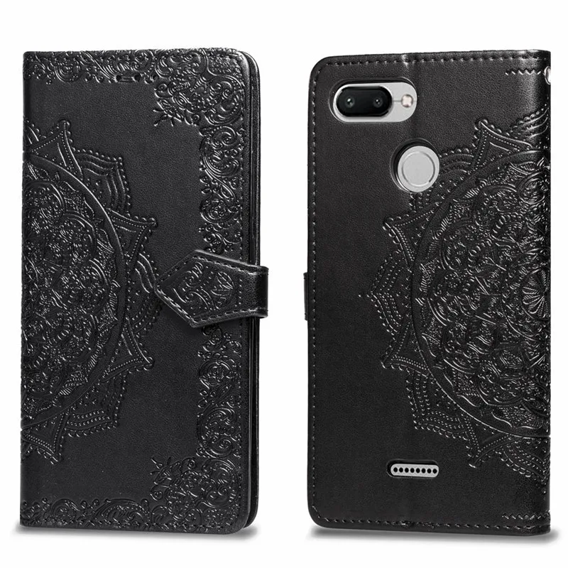 Xiao mi Red 6A чехол красный Note 7 6 Pro 5 Plus кошелек кожаный флип для Note5 Go K20 A2 |