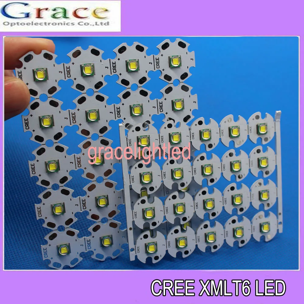 10 шт. CREE XML2 LED T6 U2 Вт белый светодиодный эмиттер высокой мощности с печатной платой