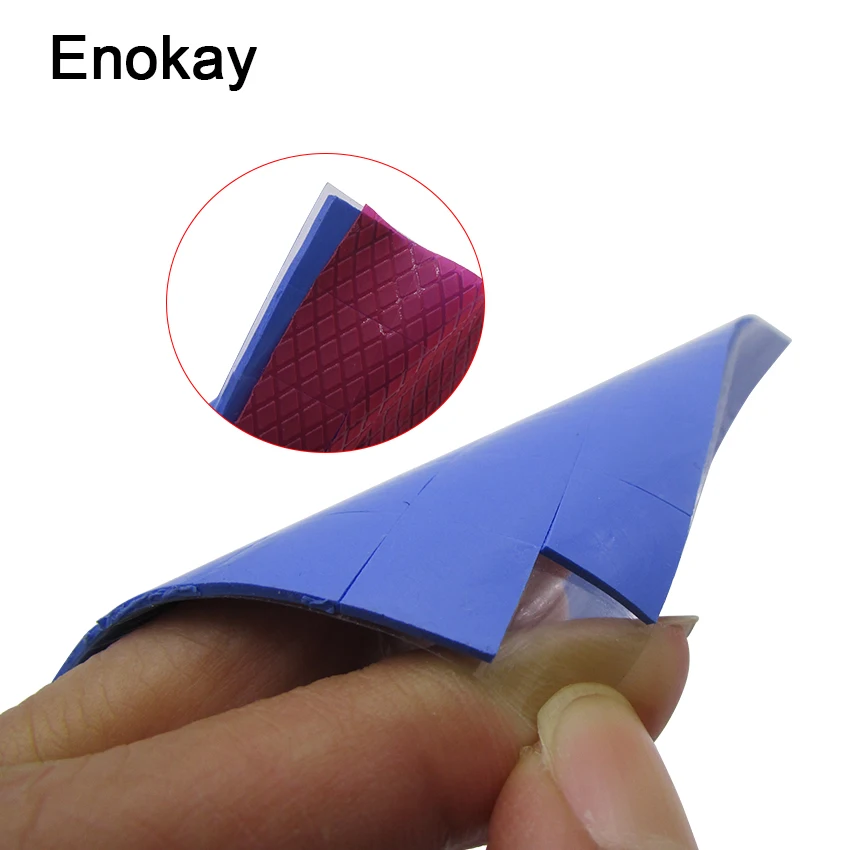Enokay 50 шт./лот синий GPU CPU 10x10x1 мм композитный Проводящий силиконовый радиатор