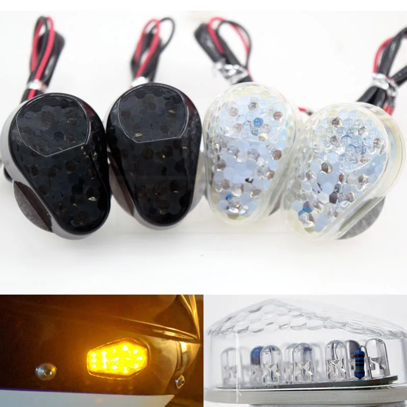 СВЕТОДИОДНЫЕ указатели поворота для Kawasaki ZX6R ZX7R ZX9R ZX10R ZX636 ZX12R ZX 6R 7R 9R 10R|blinker|blinker