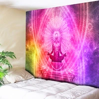 ombre psychedelic wall tapestry 3d print chakra wall handing tapestries boho hippie tapestry wall cloth bedding home decor art