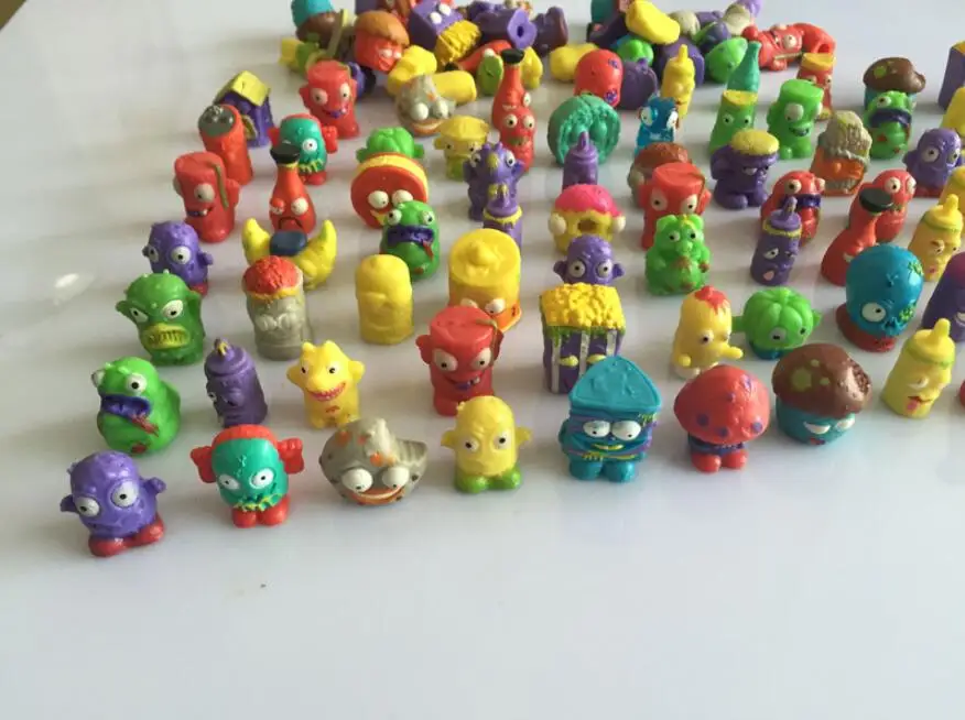 10 шт. мусора Grossery Gang Мультфильм Аниме Фигурки игрушки мини юбка для девочек