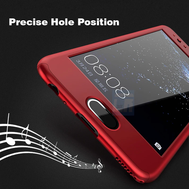 DCR 360 Degree Full Cover Cases for Huawei P9 P10 P20 Lite Plus Phone Case Pro Protection Glass Bag |