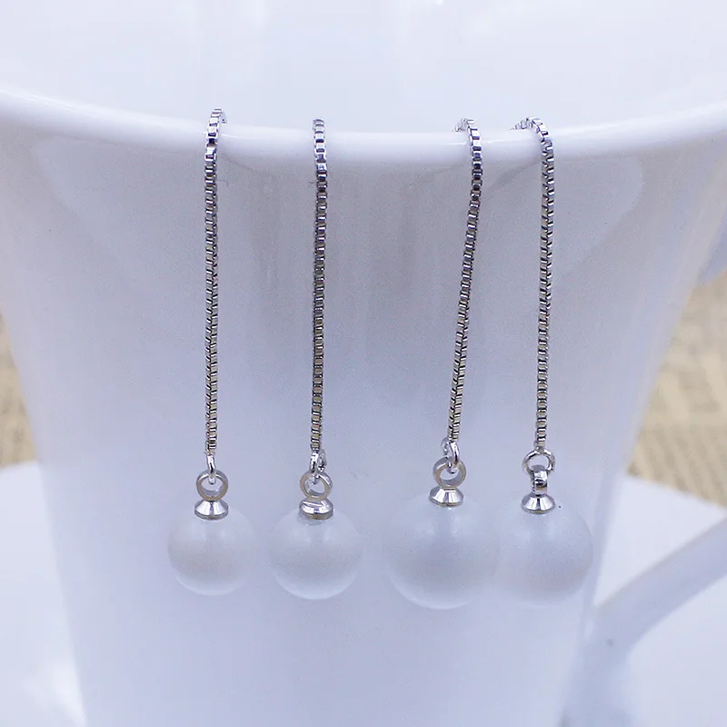 Длинные висячие серьги модные в виде кошачьих глаз опал подвески очаровательные